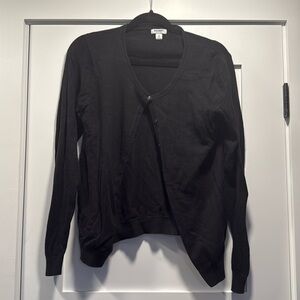 “Old Navy cardigan 55% cotton, 30% viscose, and 15% nylon